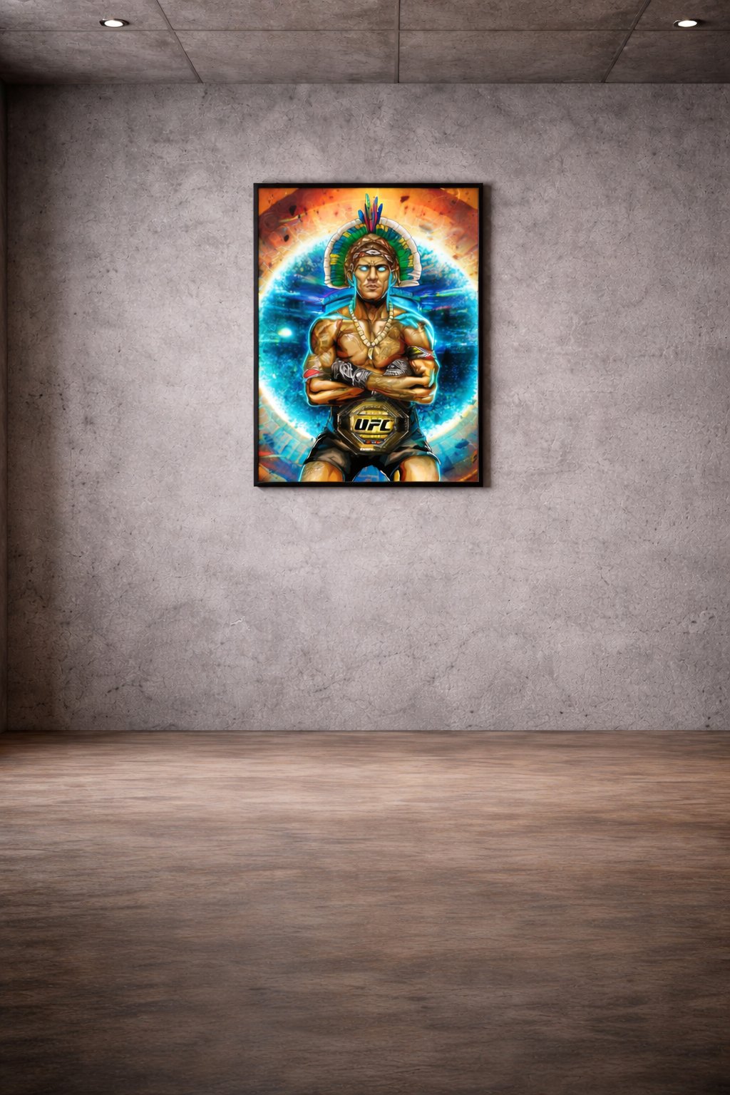 Alex Pereira UFC Poster - MMA Champion Art | Kickboxing Legend Decor