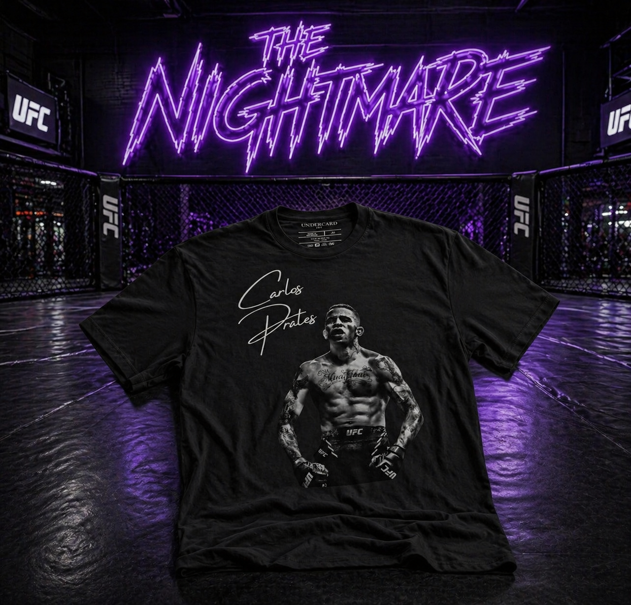 Carlos Prates Shirt – Men’s Relaxed Fit MMA Graphic Tee | Combat Sports Apparel