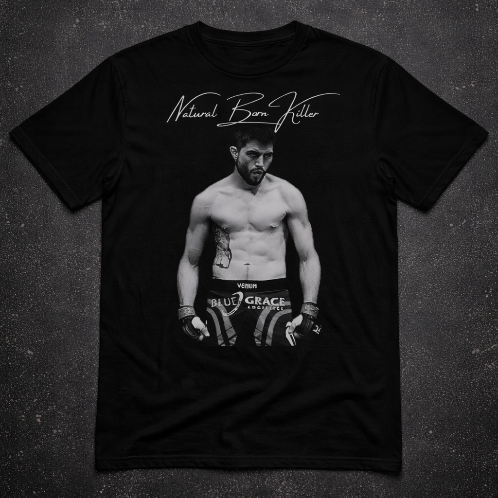 Carlos Condit Natural Born Killer Shirt – Men’s Relaxed Fit MMA Graphic Tee | Combat Sports Apparel