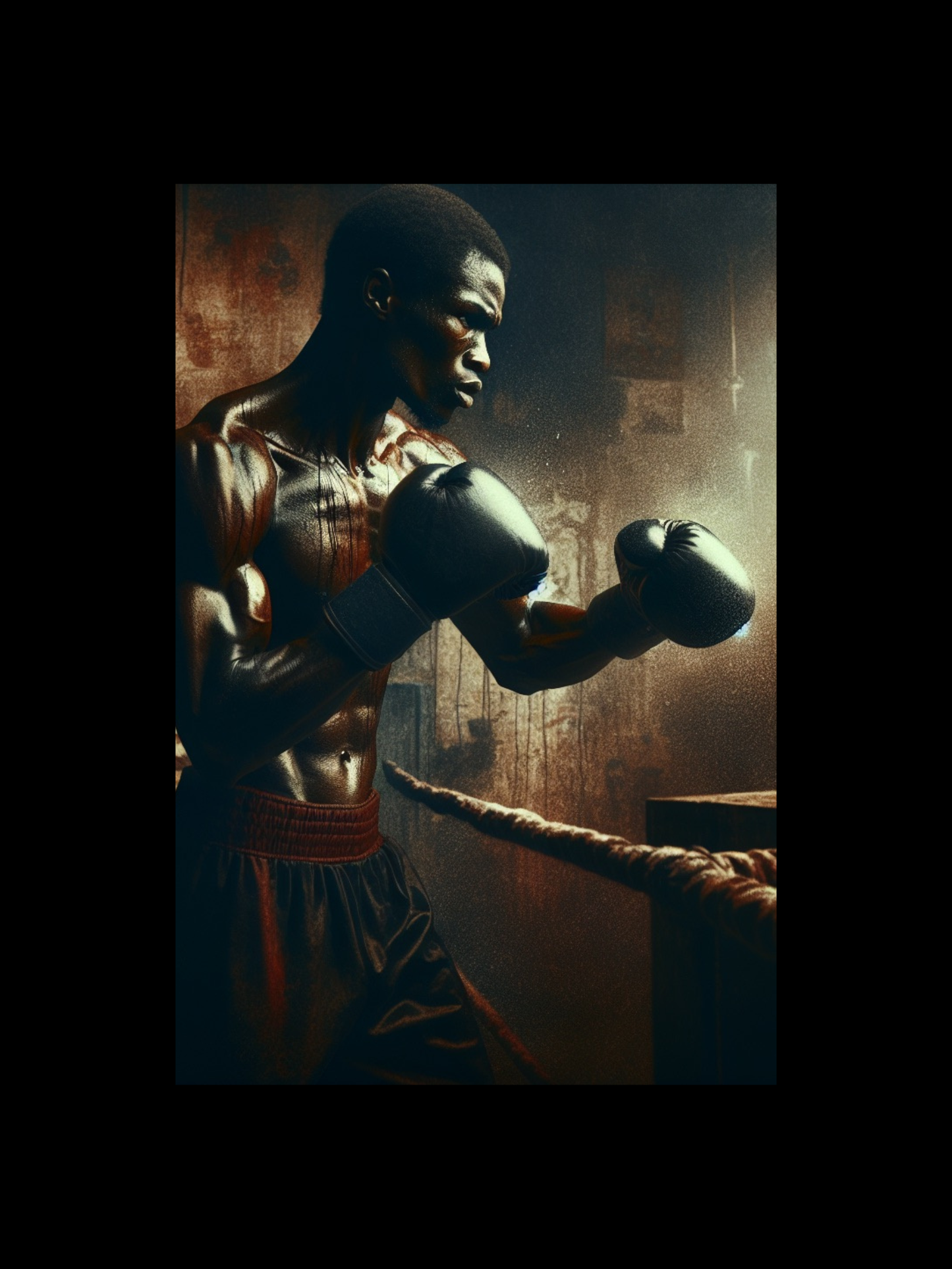 African Warrior Canvas
