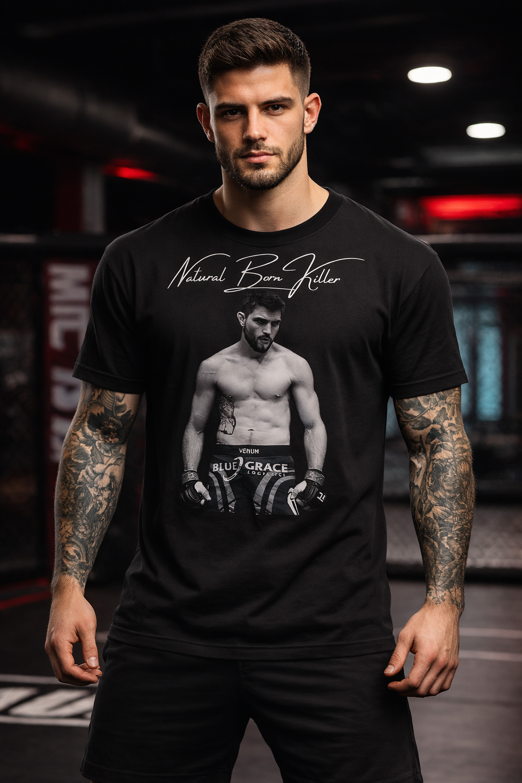 Carlos Condit Natural Born Killer Shirt – Men’s Relaxed Fit MMA Graphic Tee | Combat Sports Apparel