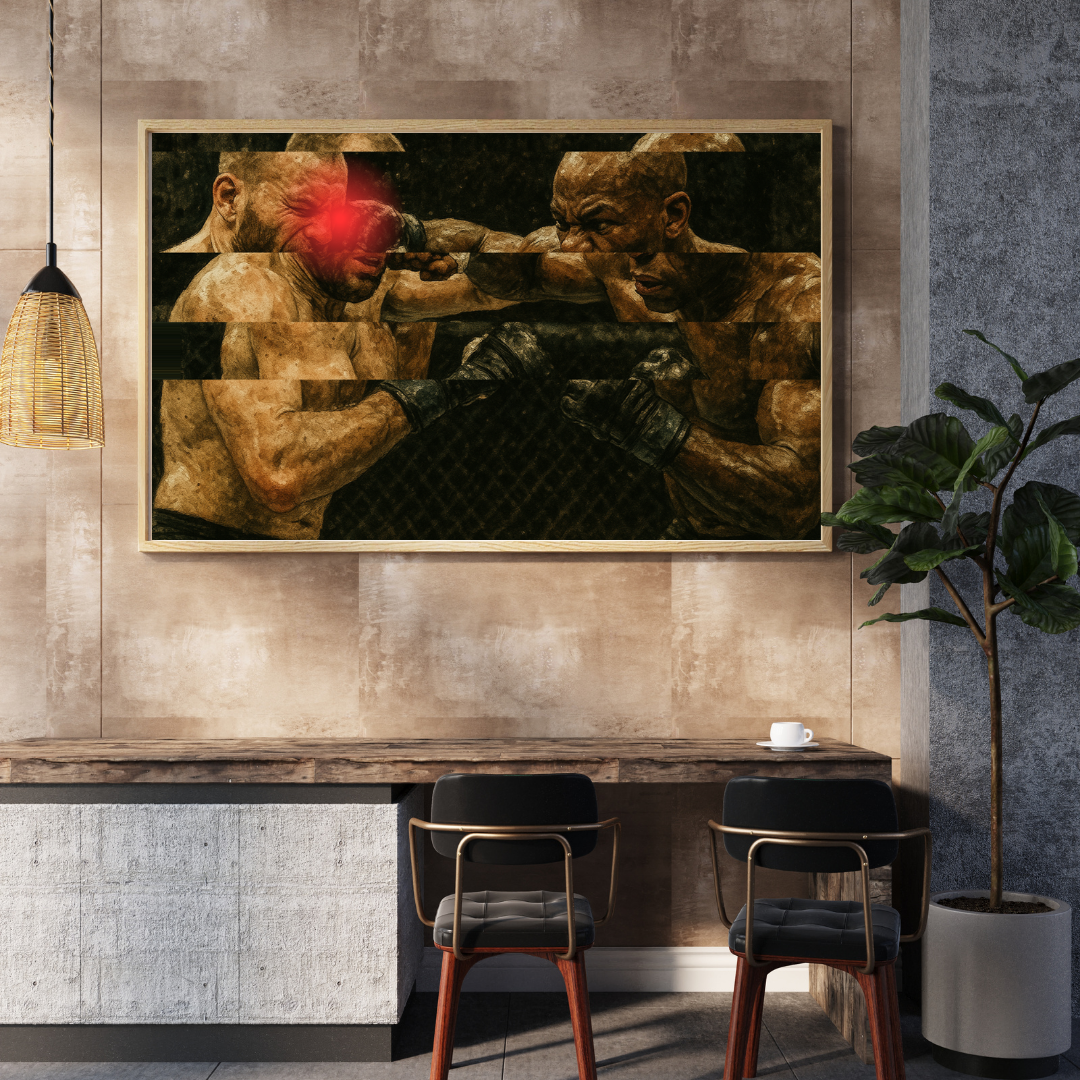 Sliced MMA Canvas