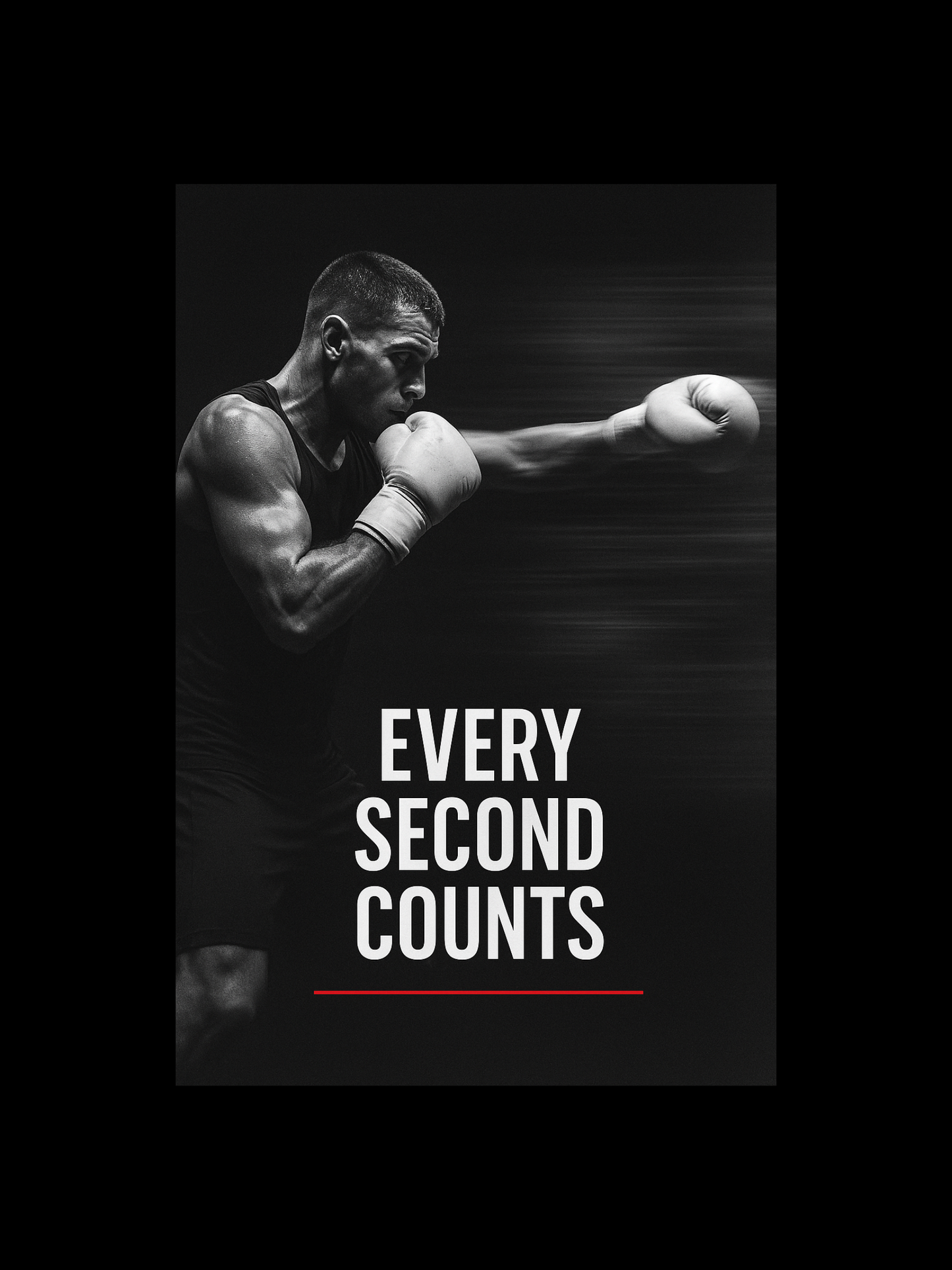 Every Second Counts Motivational Poster