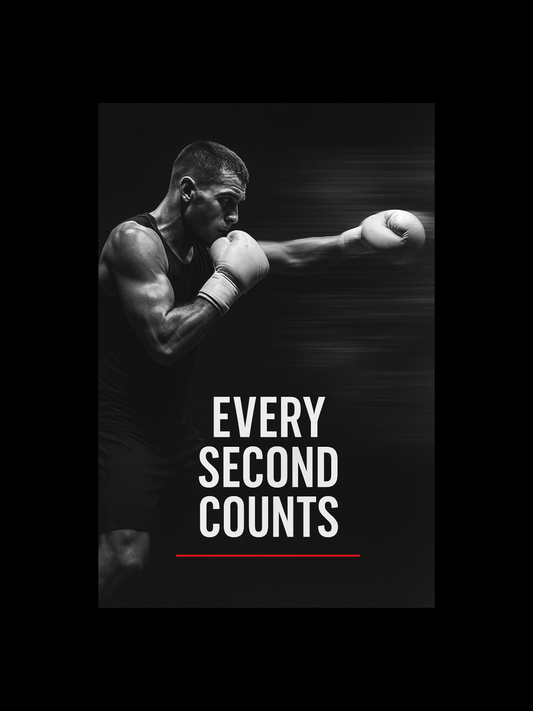 Every Second Counts Motivational Poster