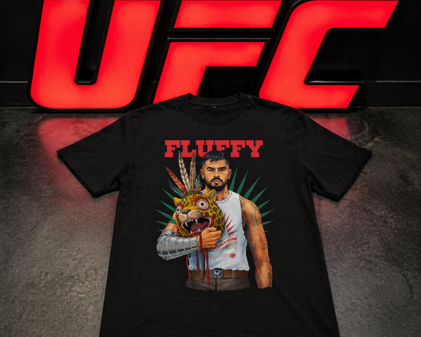 Anthony "Fluffy" Hernandez T-Shirt - Men's Regular Fit Tee | UFC Graphic Fighter Streetwear