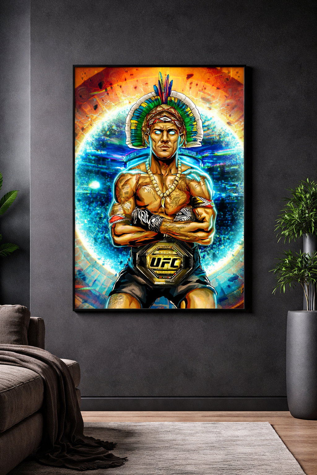Alex Pereira UFC Poster - MMA Champion Art | Kickboxing Legend Decor
