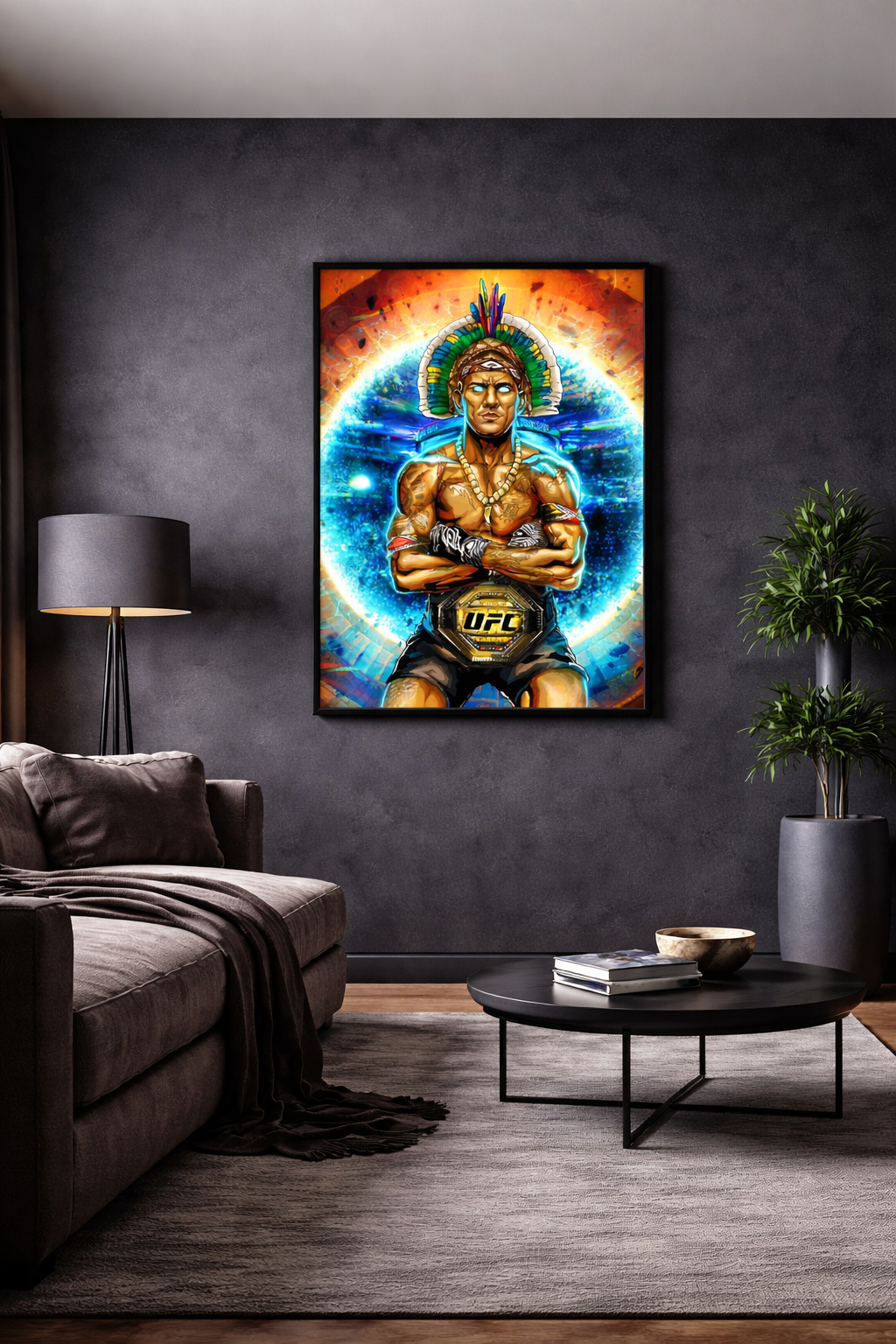 Alex Pereira UFC Poster - MMA Champion Art | Kickboxing Legend Decor