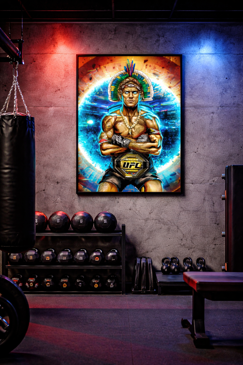 Alex Pereira UFC Poster - MMA Champion Art | Kickboxing Legend Decor