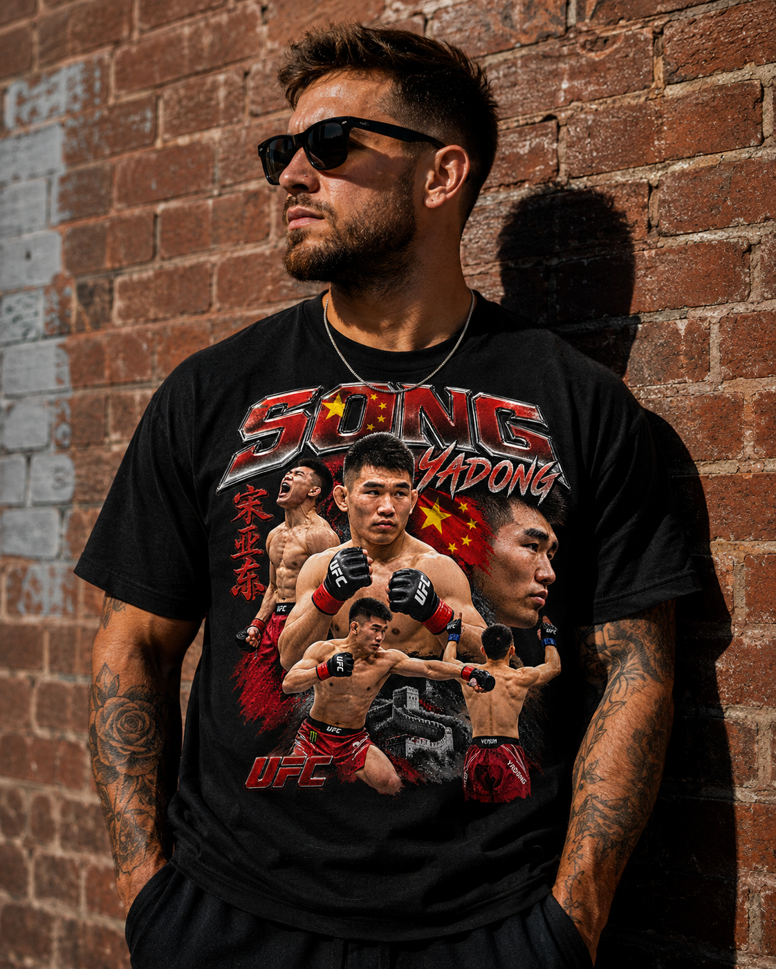 Song Yadong T-Shirt - Men's Regular Fit Tee | UFC Fighter Apparel