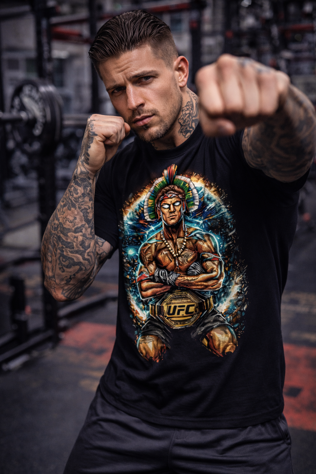 Men's Relaxed Fit Alex Pereira Inspired T Shirt