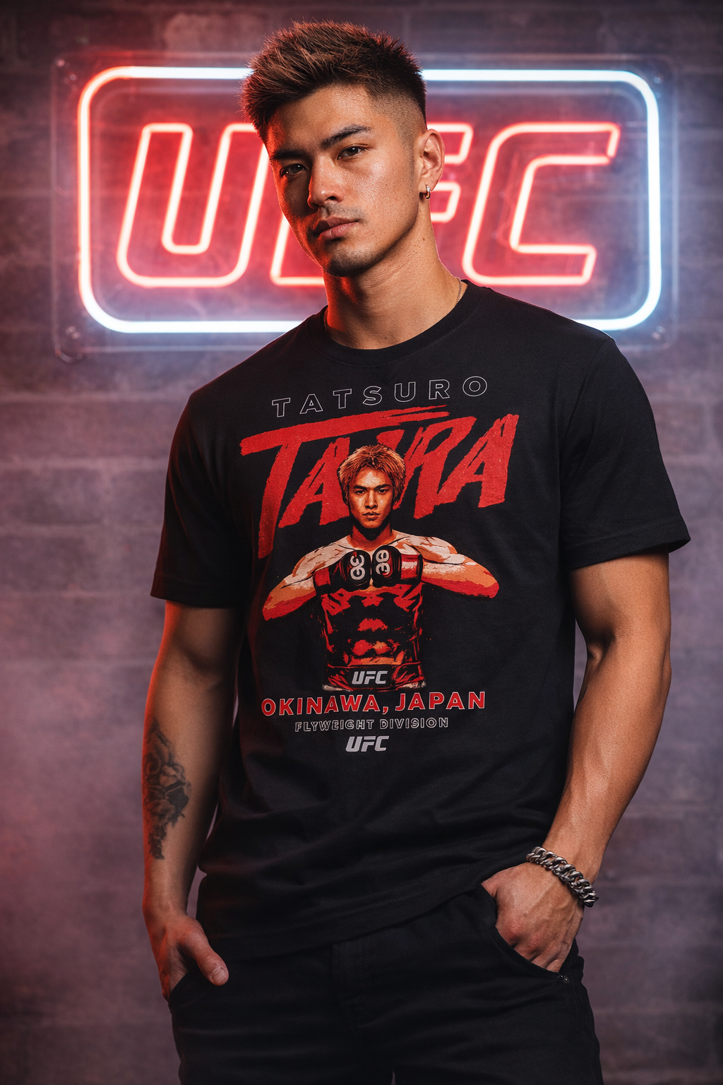 Tatsuro Taira Shirt – Men’s Relaxed Fit MMA Graphic Tee | Japanese UFC Fighter Apparel