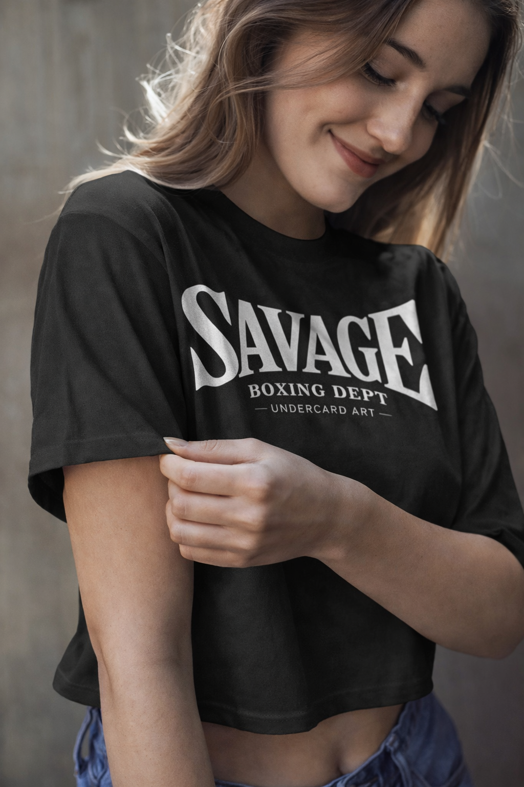 Savage Boxing Dept Women's Crop Top