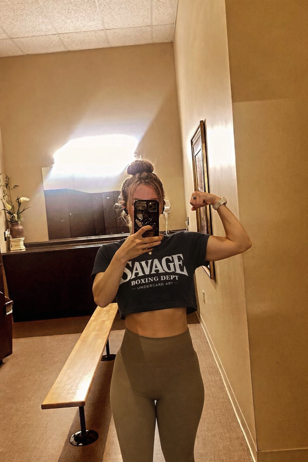 Savage Boxing Dept Women's Crop Top