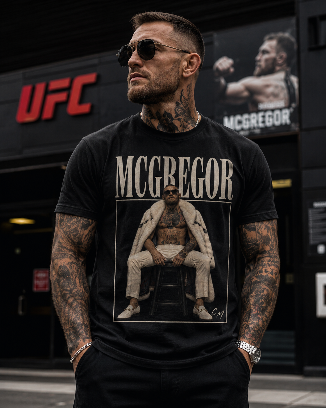 Conor McGregor T-Shirt - Men's Regular Fit Tee | UFC Fighter Apparel