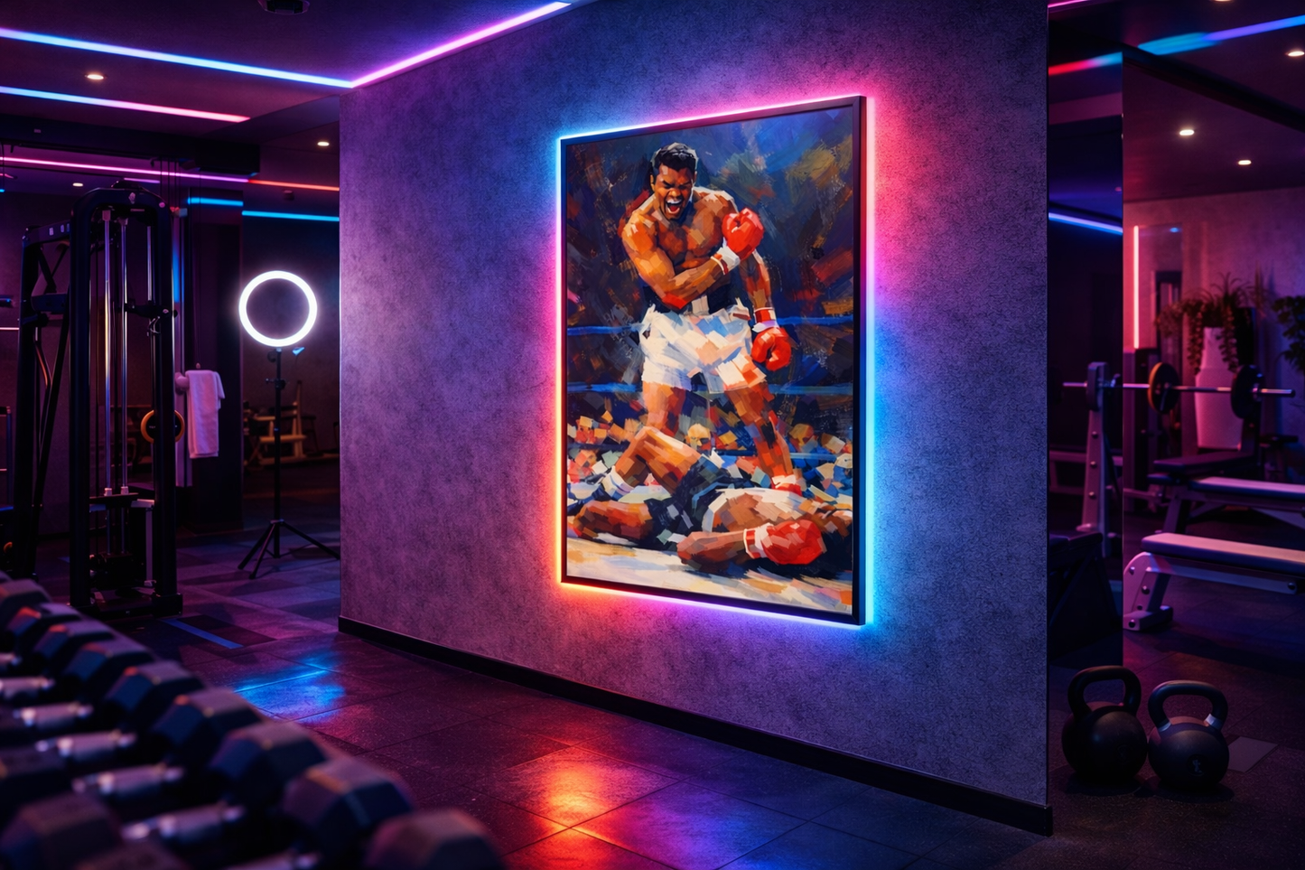 Muhammad Ali Boxing Poster – Heavyweight Champion Wall Art | Undercard Art Combat Sports Decor