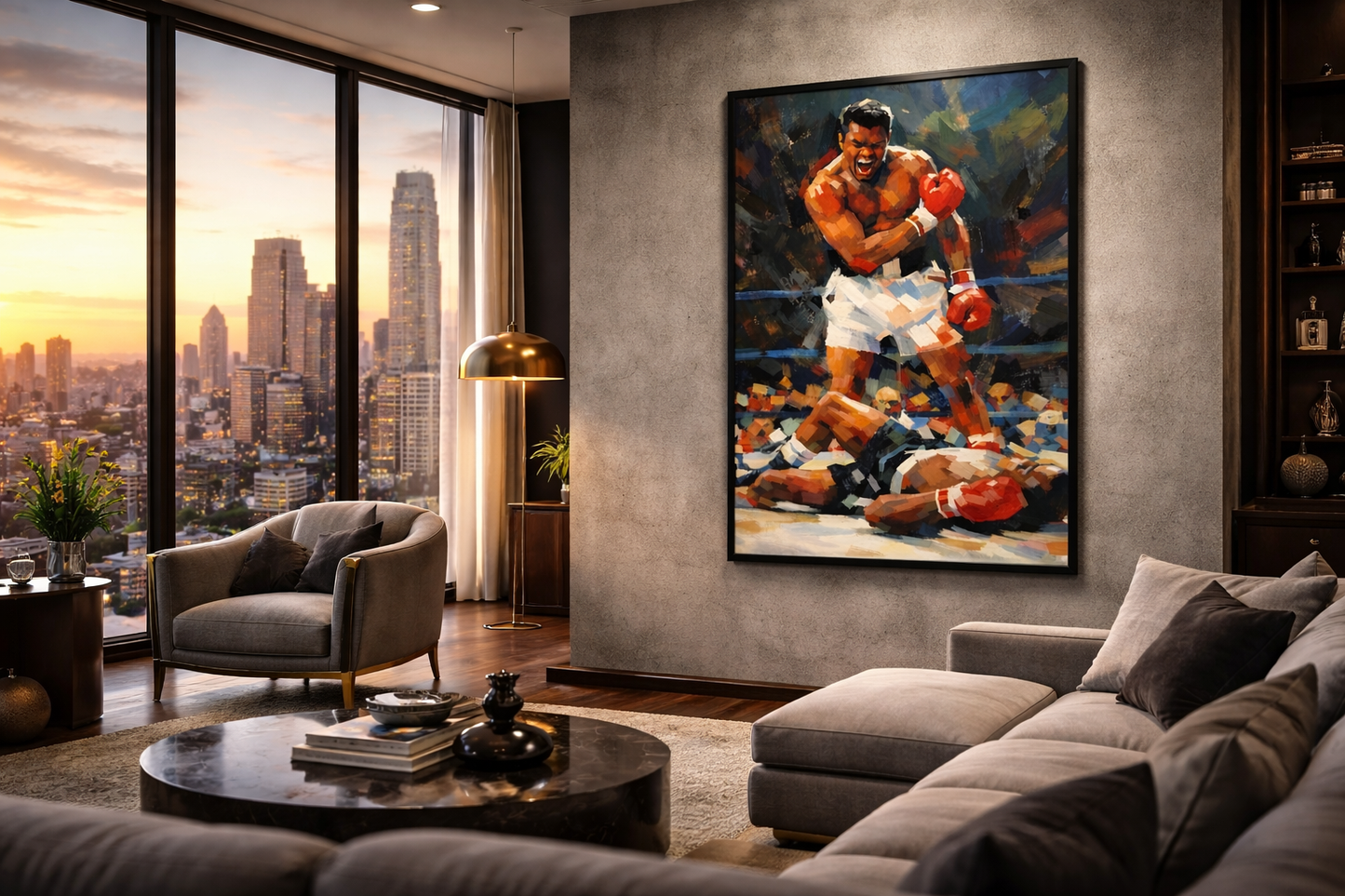 Muhammad Ali Boxing Poster – Heavyweight Champion Wall Art | Undercard Art Combat Sports Decor