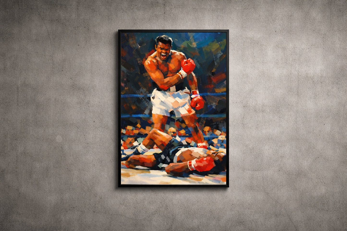 Muhammad Ali Boxing Poster – Heavyweight Champion Wall Art | Undercard Art Combat Sports Decor