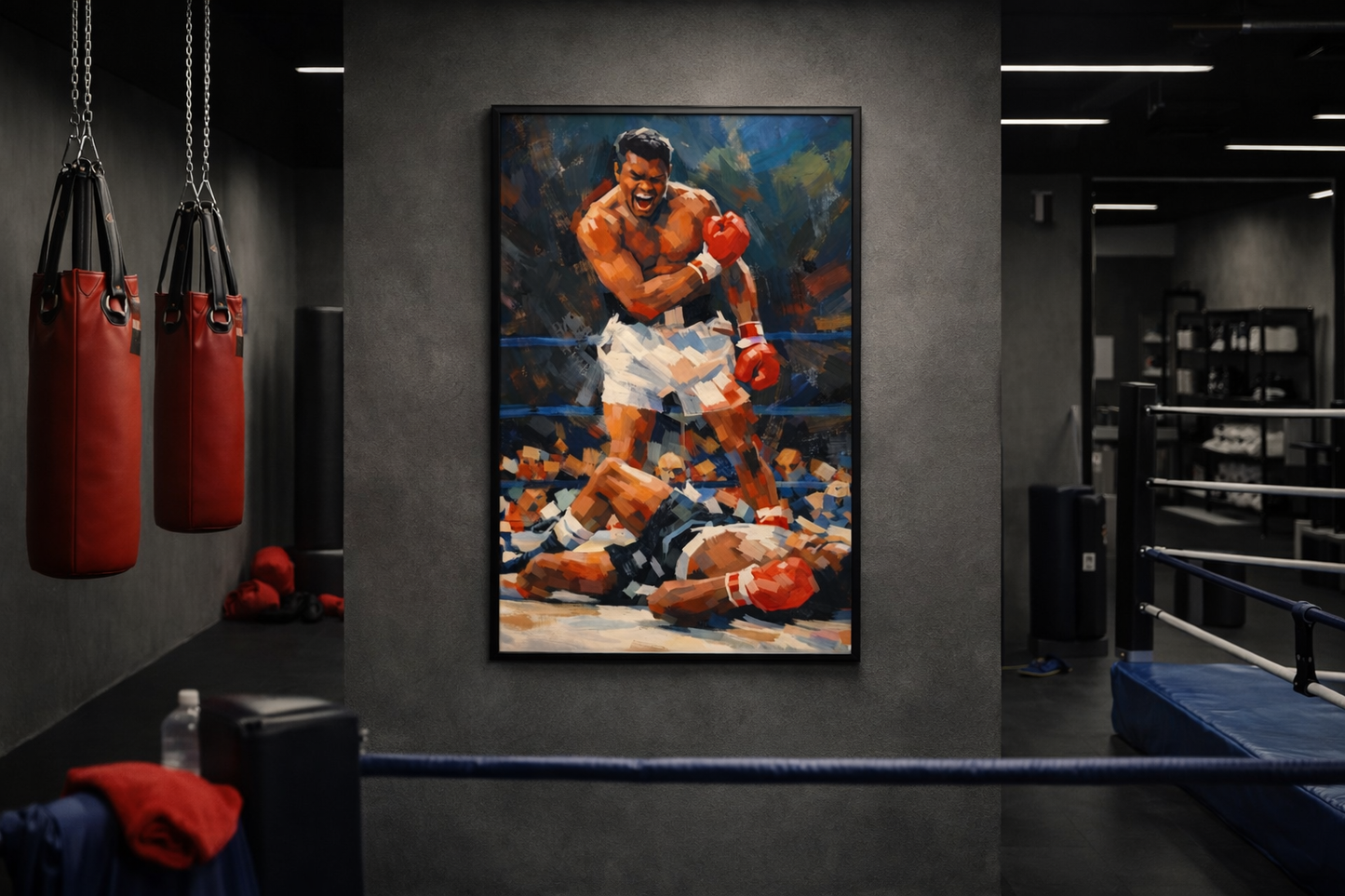 Muhammad Ali Boxing Poster – Heavyweight Champion Wall Art | Undercard Art Combat Sports Decor