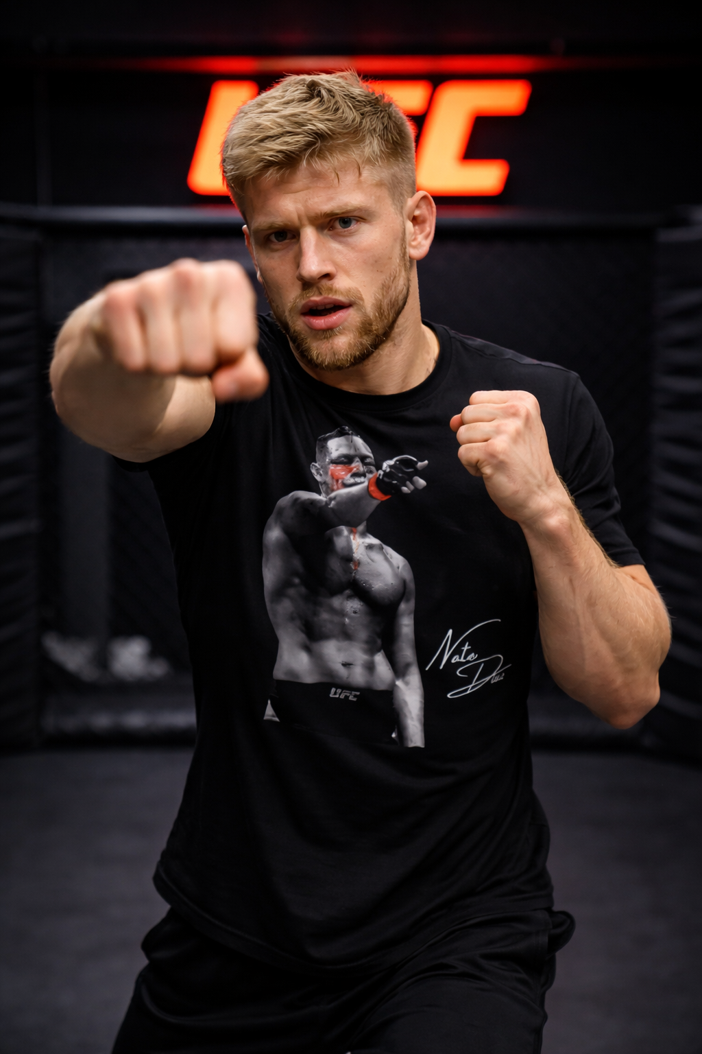 Nate Diaz Signature Shirt – Men’s Relaxed Fit MMA Graphic Tee | UFC Fighter Streetwear Apparel