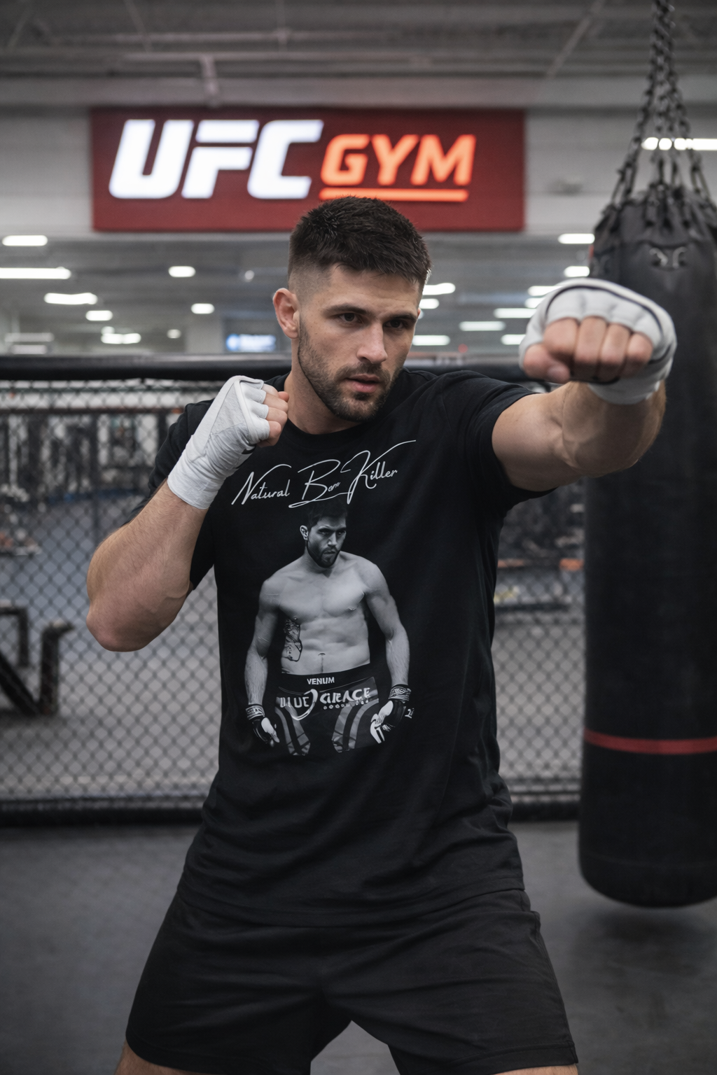 Carlos Condit Natural Born Killer Shirt – Men’s Relaxed Fit MMA Graphic Tee | Combat Sports Apparel