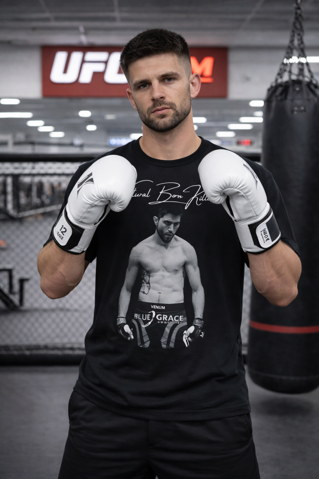 Carlos Condit Natural Born Killer Shirt – Men’s Relaxed Fit MMA Graphic Tee | Combat Sports Apparel