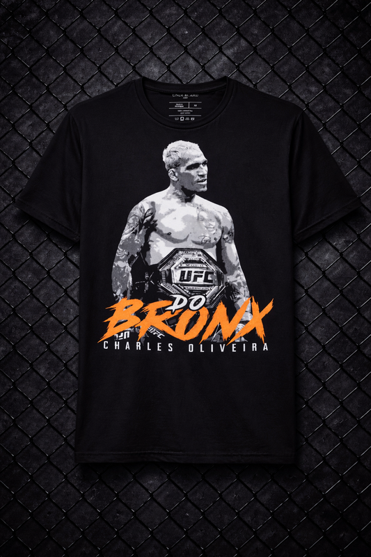 Charles Oliveira Do Bronx Shirt – Men’s Relaxed Fit MMA Graphic Tee | Combat Sports Apparel