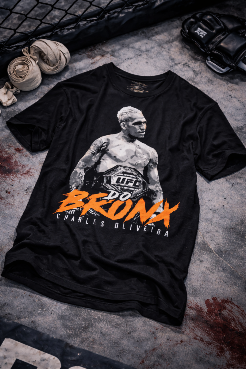 Charles Oliveira Do Bronx Shirt – Men’s Relaxed Fit MMA Graphic Tee | Combat Sports Apparel