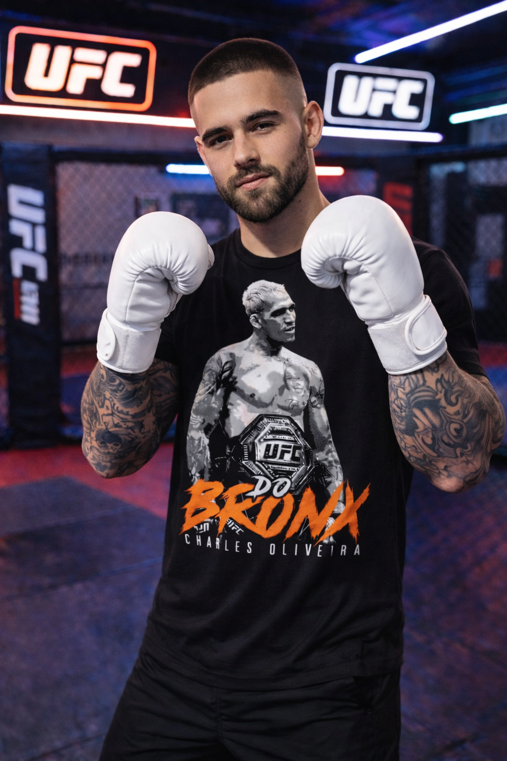Charles Oliveira Do Bronx Shirt – Men’s Relaxed Fit MMA Graphic Tee | Combat Sports Apparel
