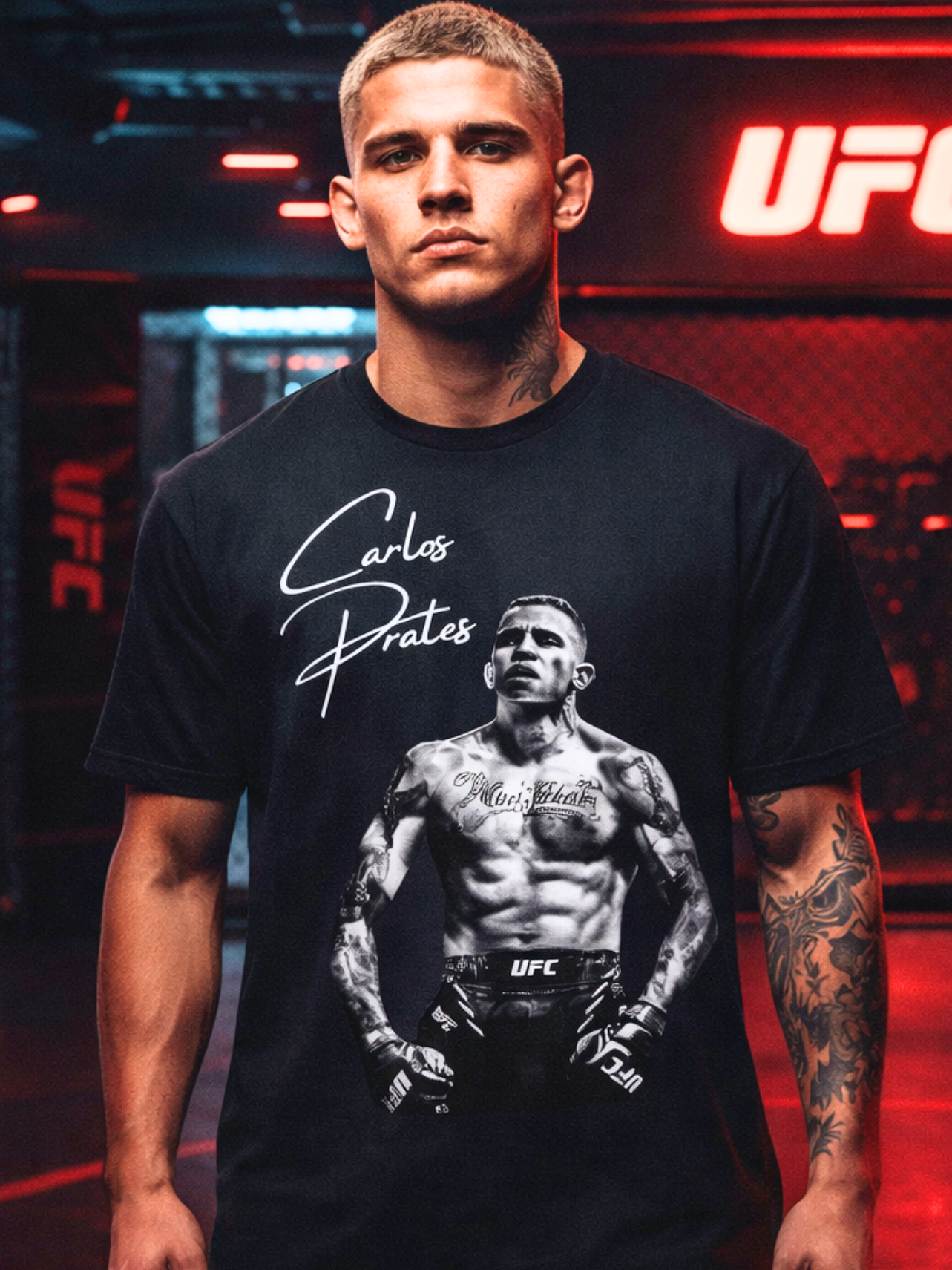 Carlos Prates Shirt – Men’s Relaxed Fit MMA Graphic Tee | Combat Sports Apparel