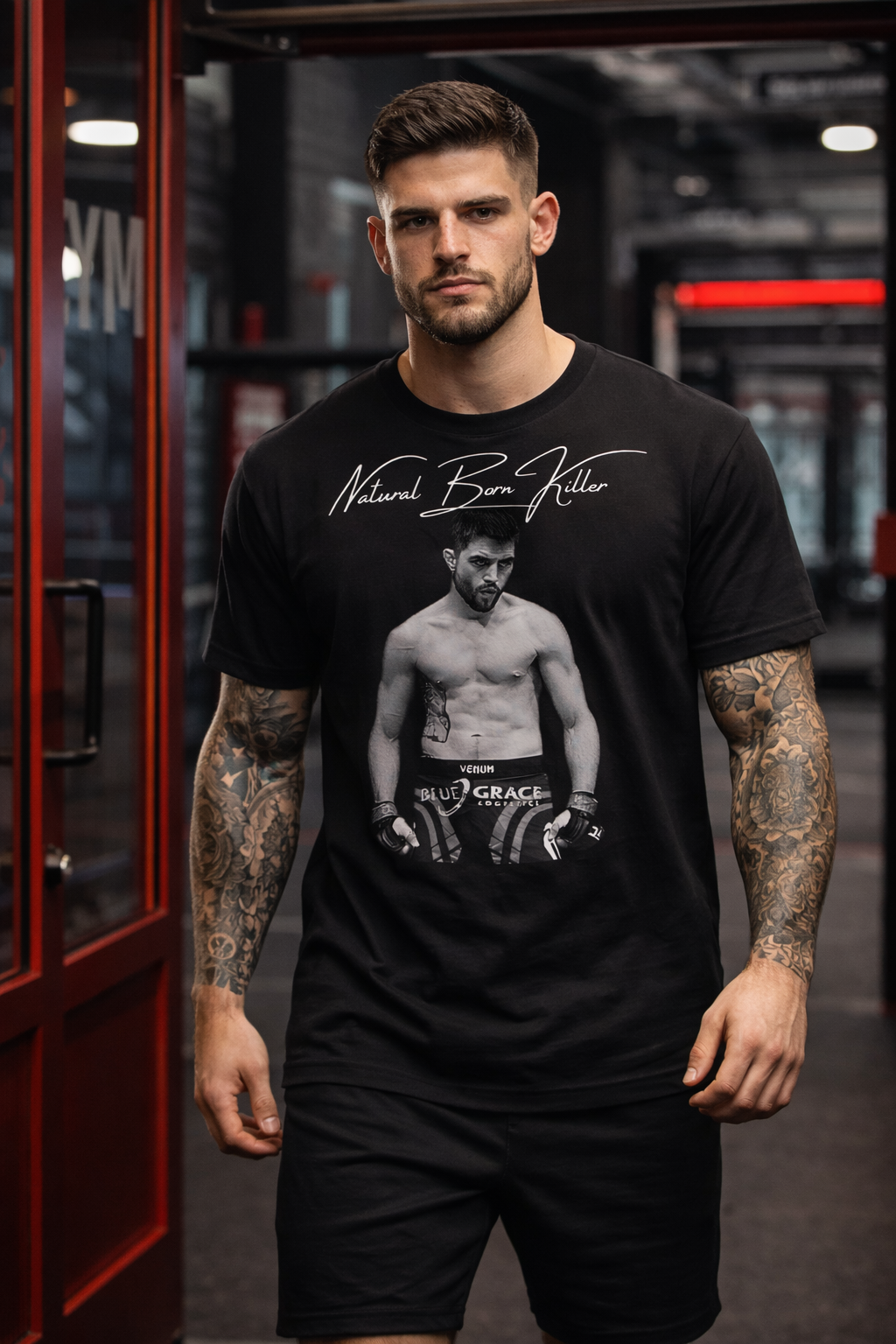 Carlos Condit Natural Born Killer Shirt – Men’s Relaxed Fit MMA Graphic Tee | Combat Sports Apparel