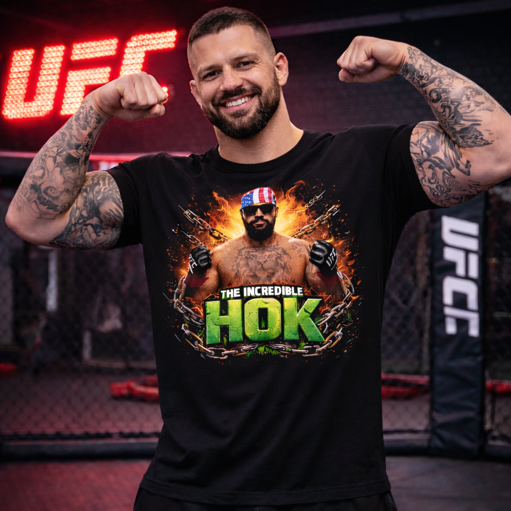 Josh Hokit T-Shirt - Men's Relaxed Fit Tee | UFC Fighter Streetwear