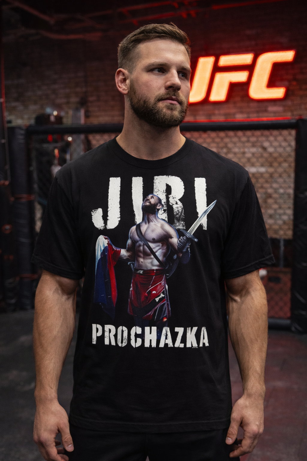 Jiri Prochazka T-Shirt - Men's Relaxed Fit Tee | UFC Streetwear