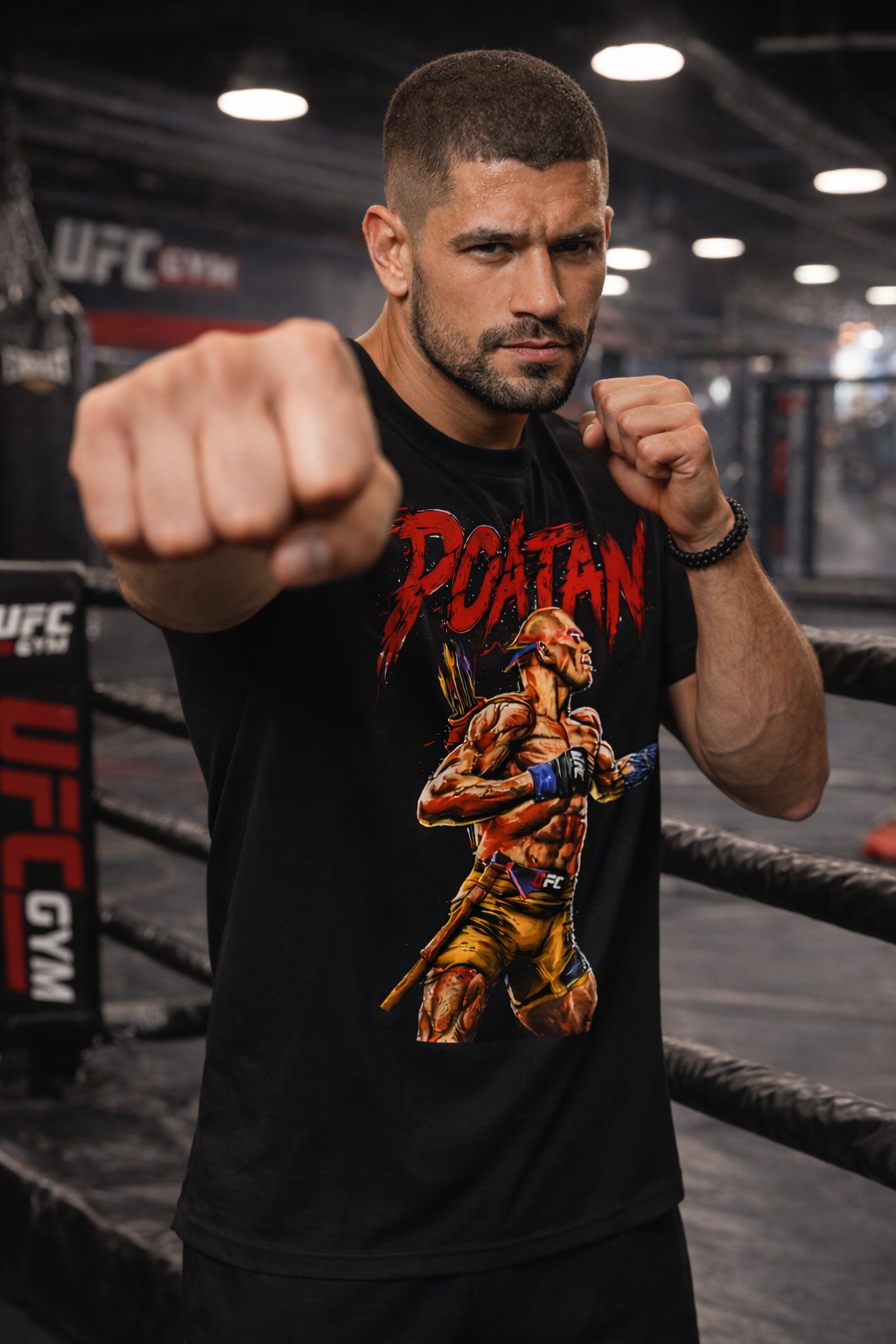 Alex Pereira Poatan T-Shirt - Men's Relaxed Fit Tee | UFC Streetwear