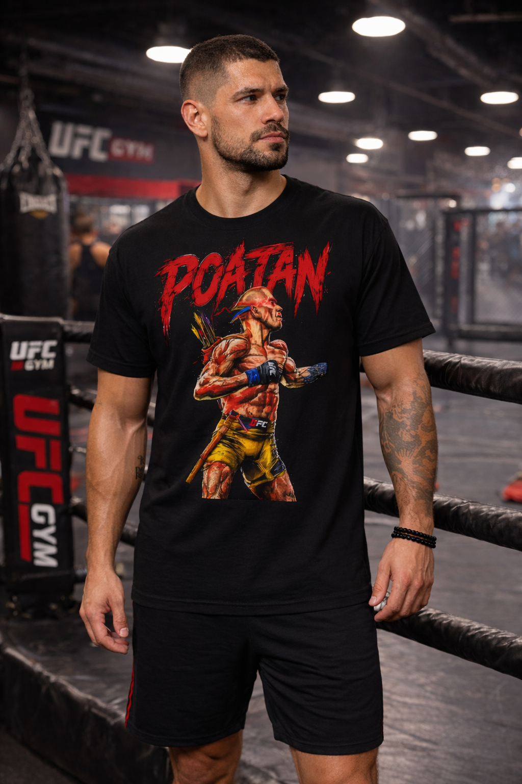 Alex Pereira Poatan T-Shirt - Men's Relaxed Fit Tee | UFC Streetwear