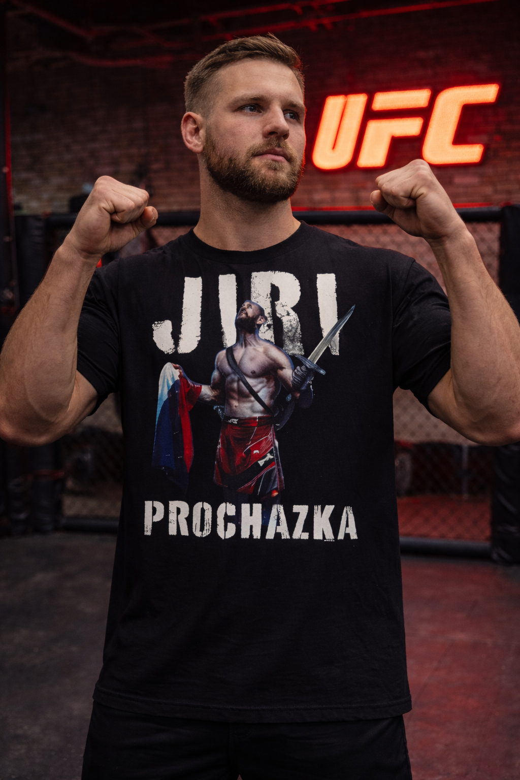Jiri Prochazka T-Shirt - Men's Relaxed Fit Tee | UFC Streetwear