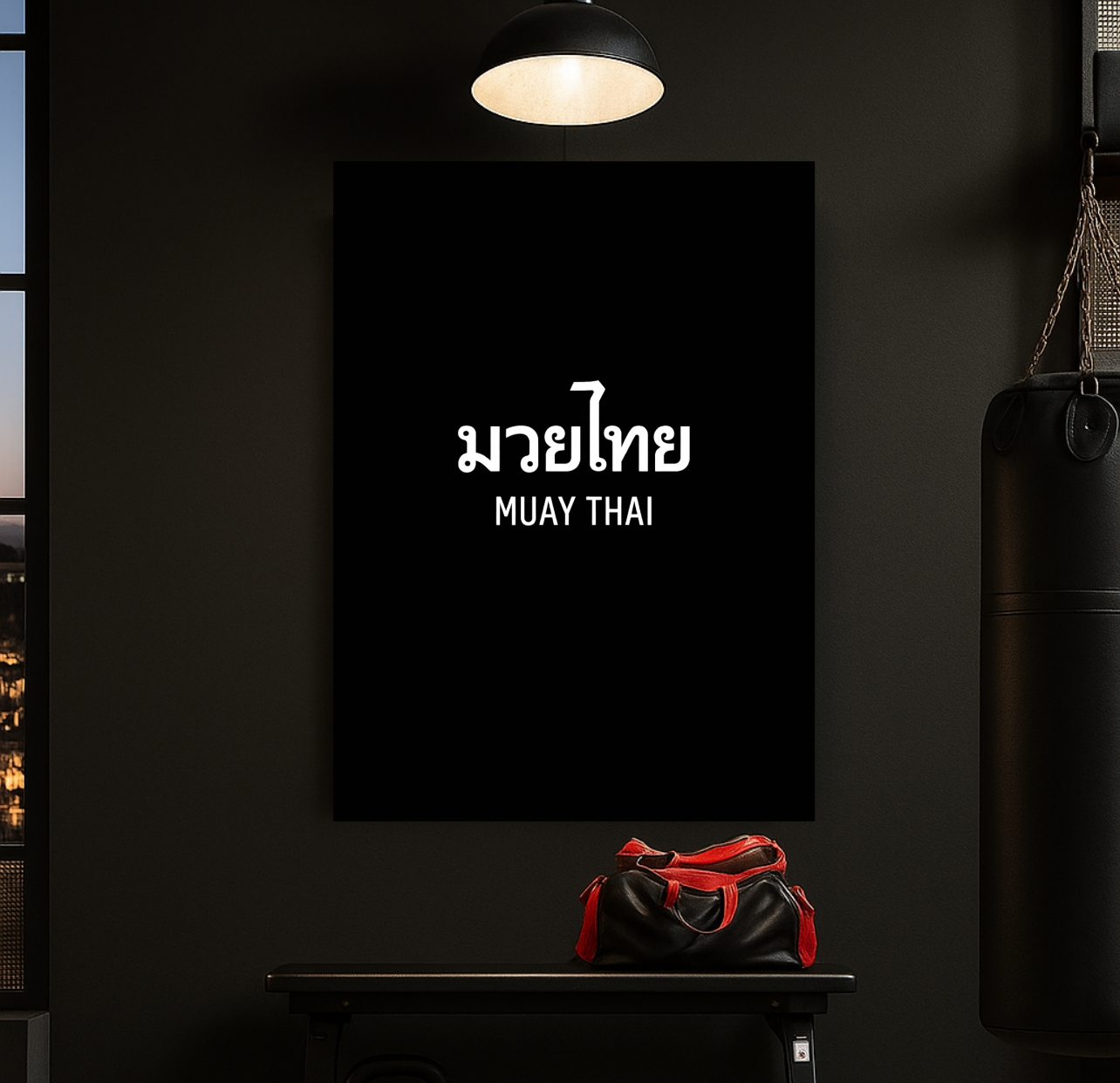 Muay Thai Poster | Thai Boxing Wall Art