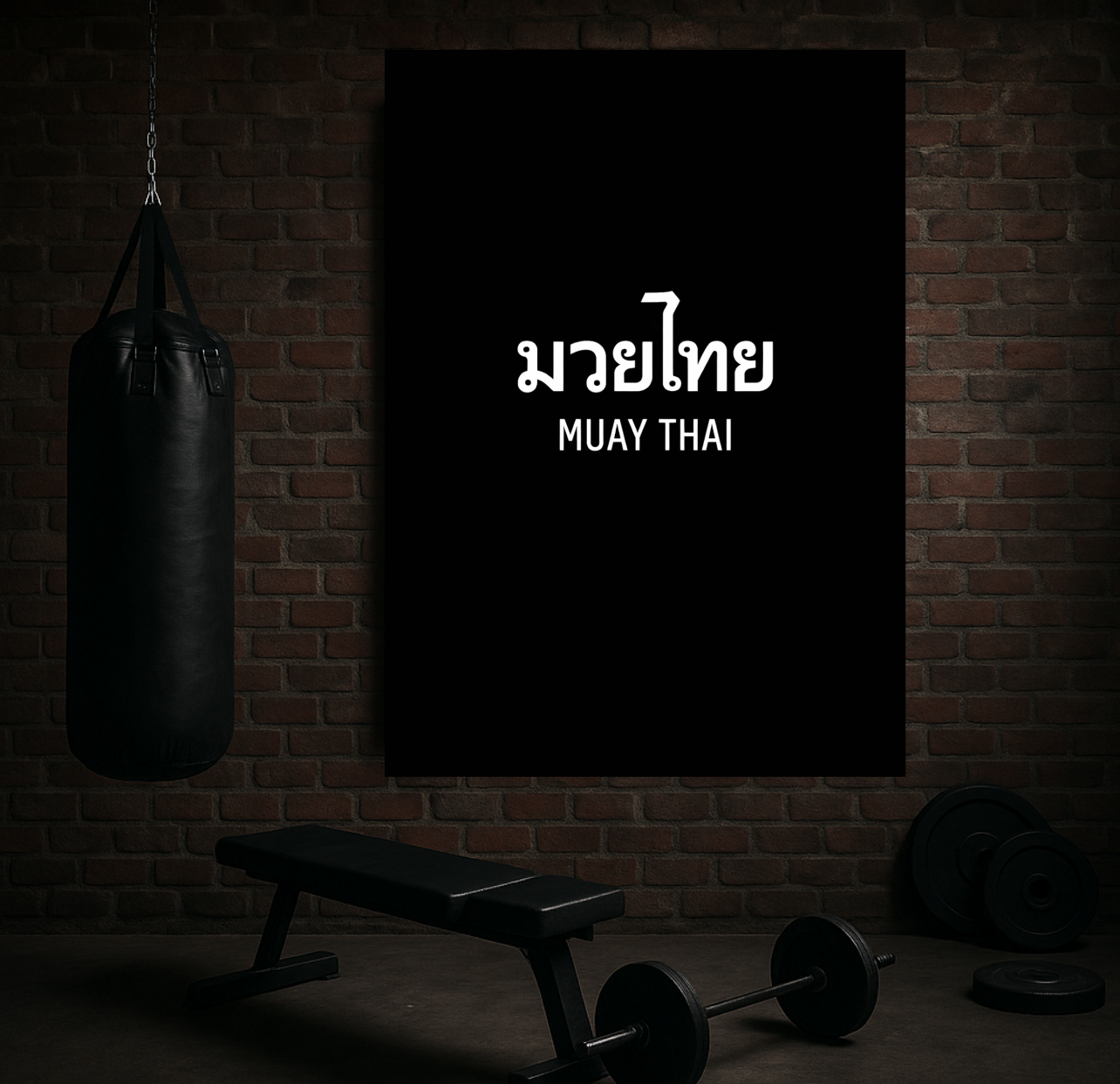 Muay Thai Poster | Thai Boxing Wall Art
