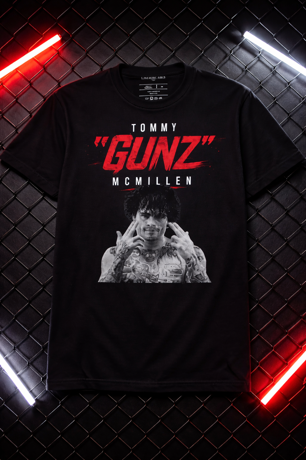 Tommy Gunz McMillen T-Shirt - Men's Relaxed Fit Graphic Tee | UFC Fighter Streetwear