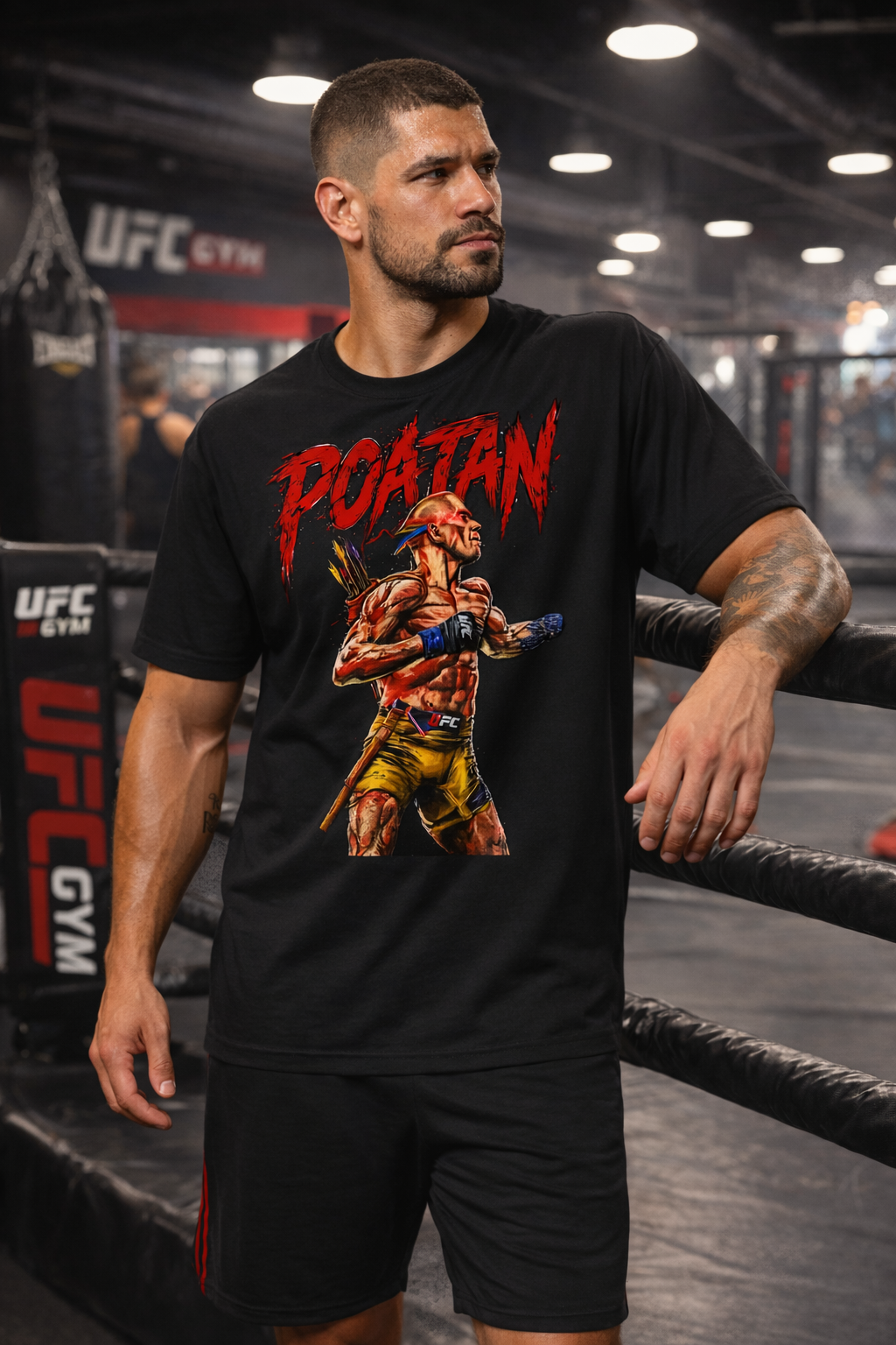 Alex Pereira Poatan T-Shirt - Men's Relaxed Fit Tee | UFC Streetwear