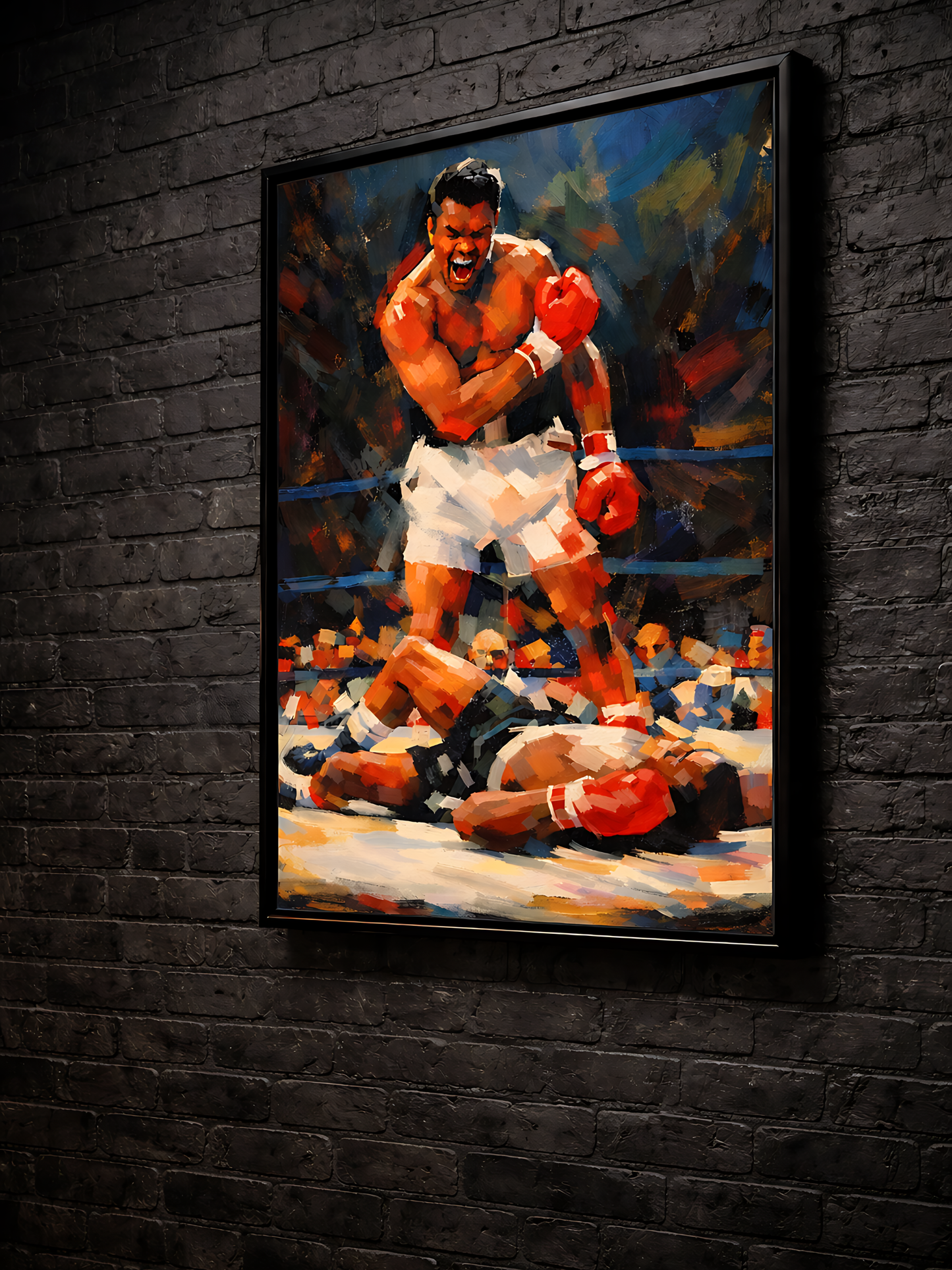 Muhammad Ali Boxing Poster – Heavyweight Champion Wall Art | Undercard Art Combat Sports Decor