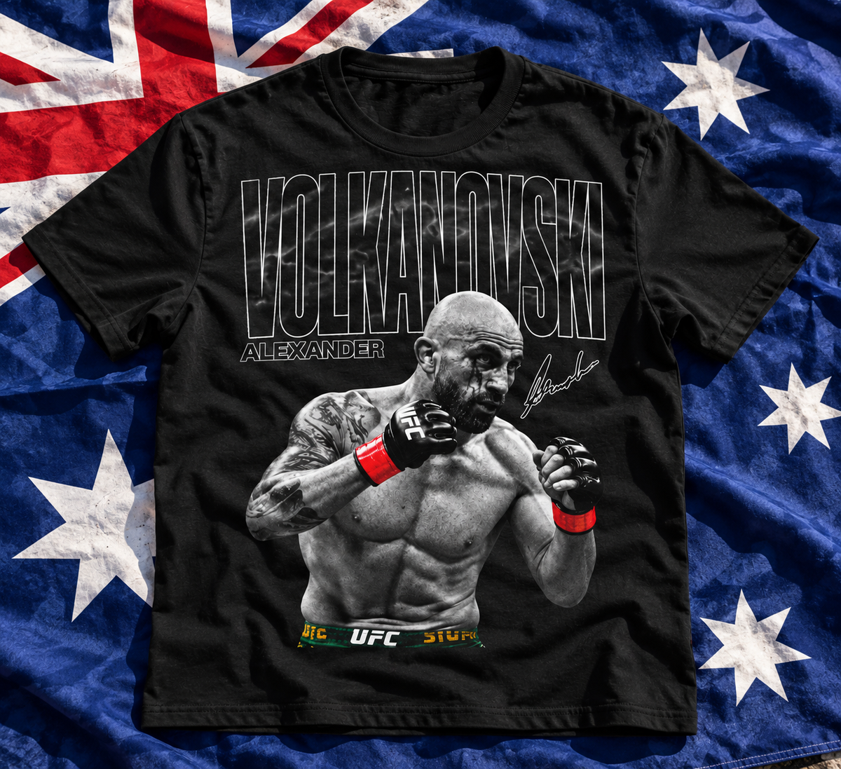 Alexander Volkanovski Shirt T-Shirt - Men's Regular Fit Tee | UFC Fighter Apparel